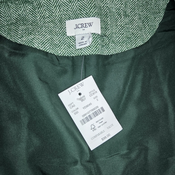 J.Crew Wool Blend Buttoned Vest 2 - Picture 5 of 8